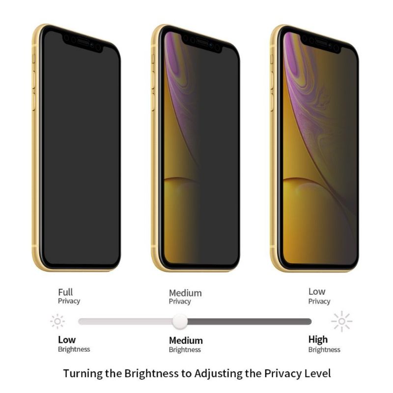 iPhone Xr - Gehard Glas En Privacyfilter