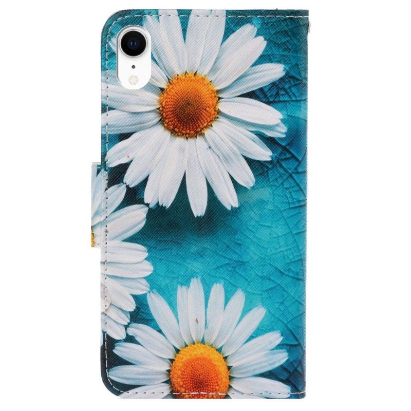 Leren Hoesje voor iPhone XR Bescherming Margaretha