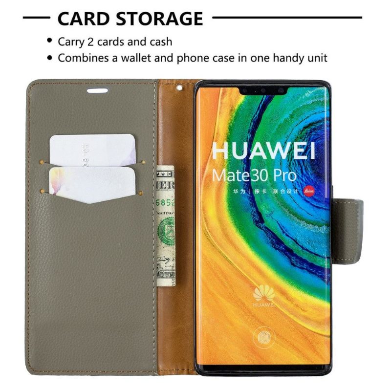 Folio-hoesje voor Huawei Mate 30 Pro Generfd Leereffect