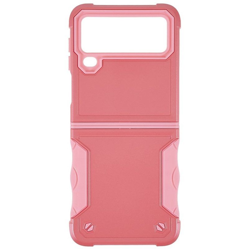 Hoesje voor Samsung Galaxy Z Flip 4 Folio-hoesje Knop Hybride