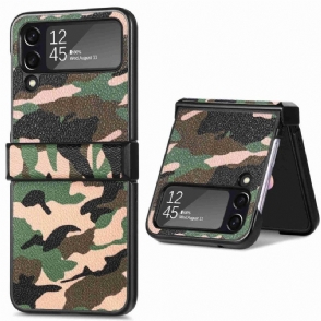 Telefoonhoesje voor Samsung Galaxy Z Flip 4 Folio-hoesje Militaire Camouflage