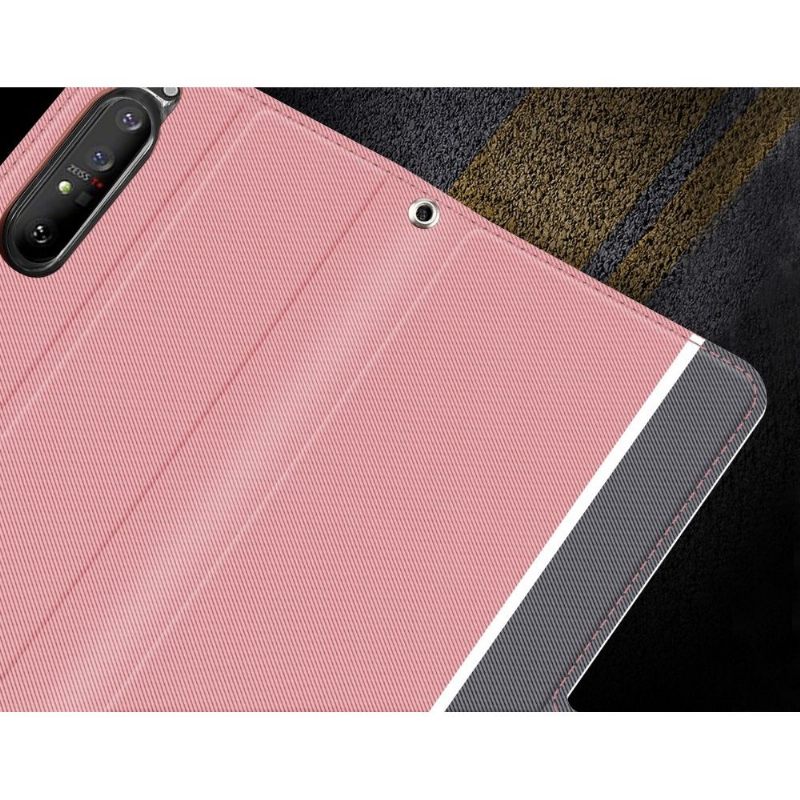 Folio-hoesje voor Sony Xperia 1 II Victoria Style Leer - Roze