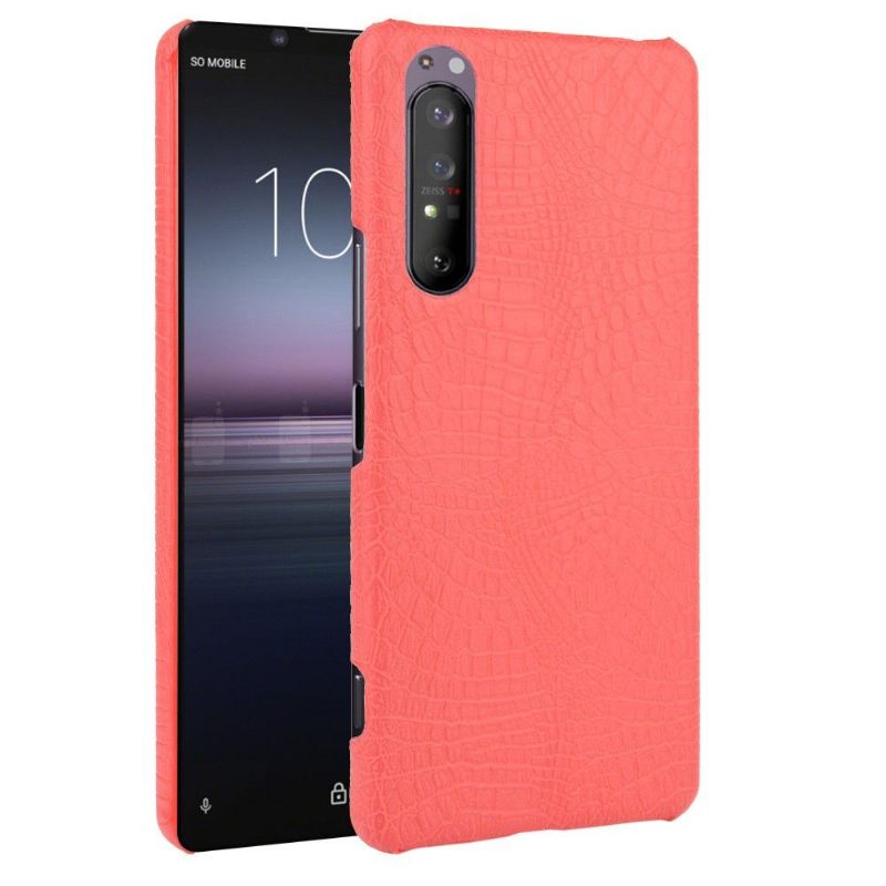 Hoesje voor Sony Xperia 1 II Krokodil-effect