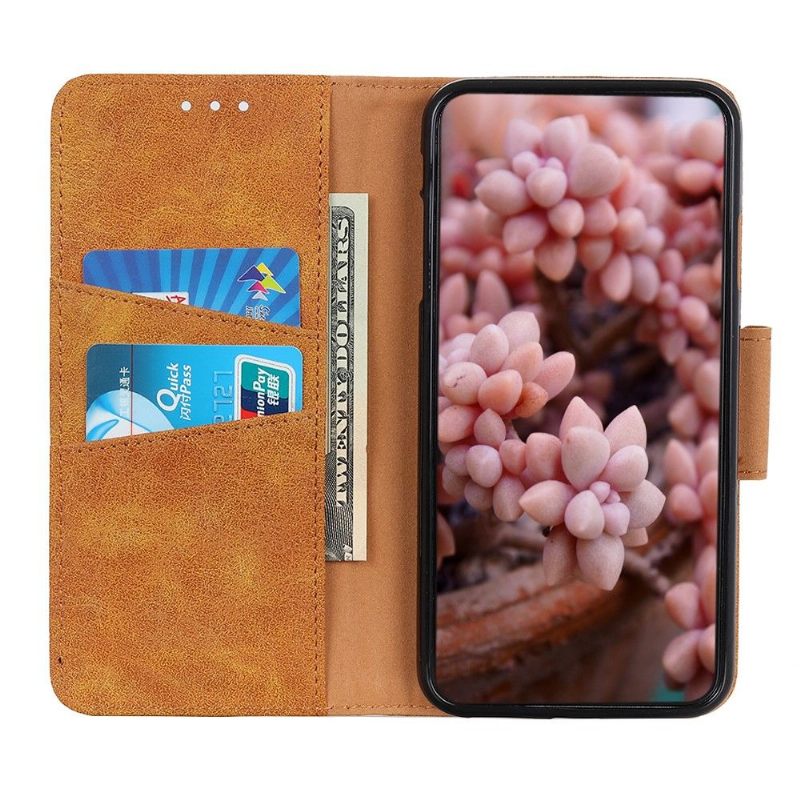 Cover voor Oppo Reno 6 Pro 5G Edouard Kunstleer Vintage