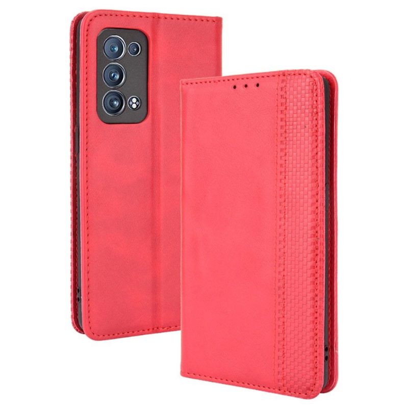 Cover voor Oppo Reno 6 Pro 5G De Lederen Stijl Cirénius