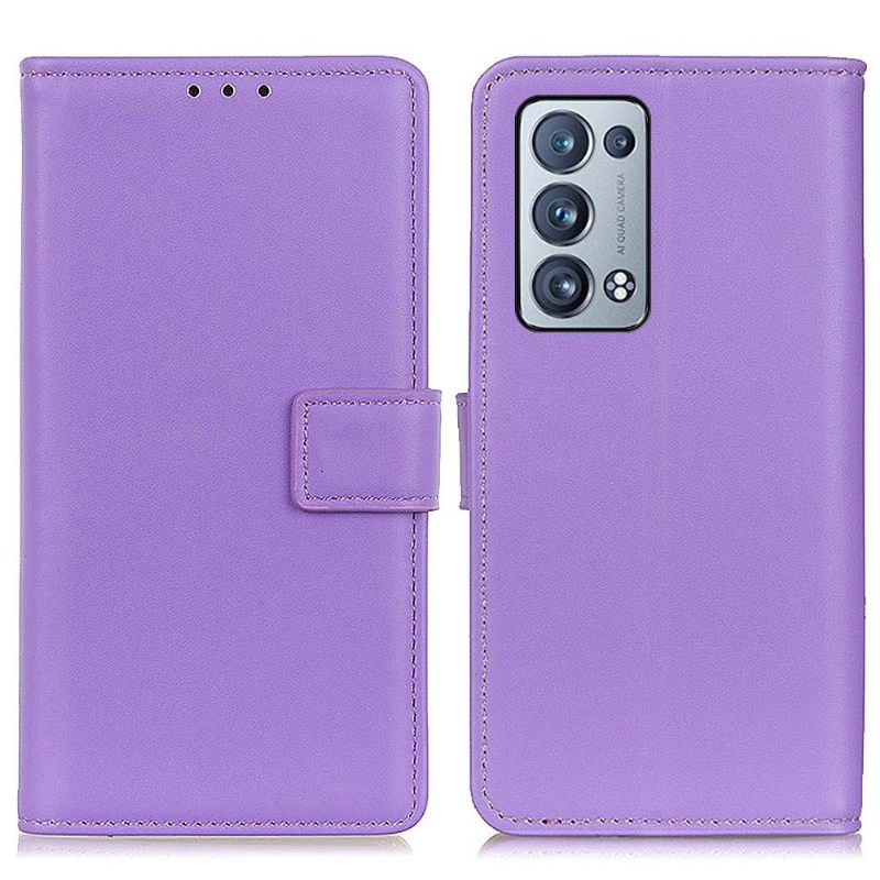 Folio-hoesje voor Oppo Reno 6 Pro 5G Basis Kunstleer