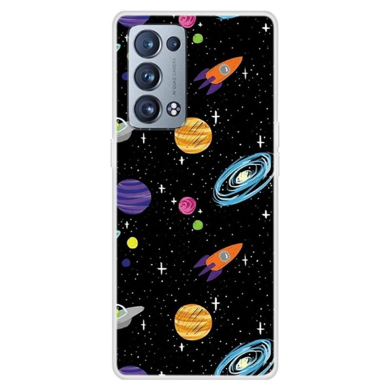 Hoesje voor Oppo Reno 6 Pro 5G Illustratieruimte