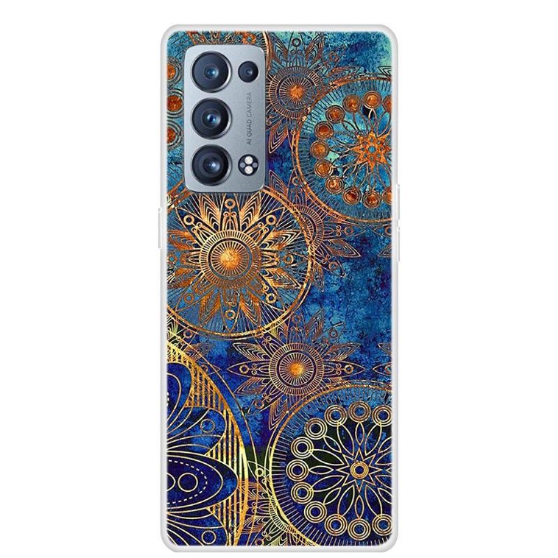 Hoesje voor Oppo Reno 6 Pro 5G Oude Mandala