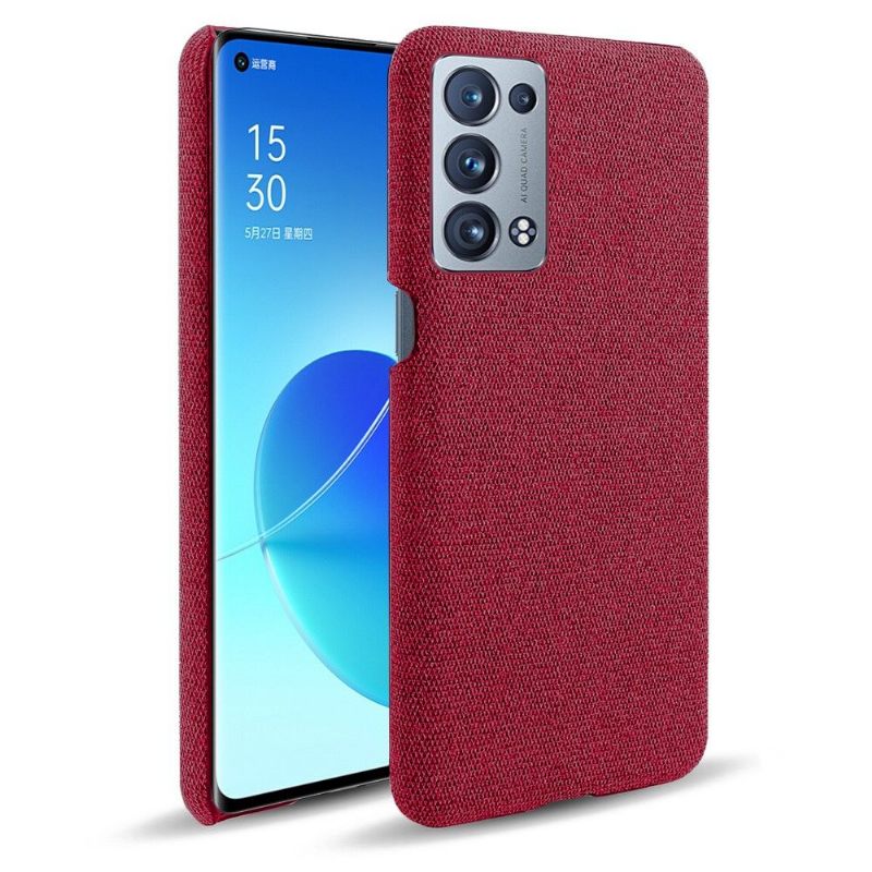 Hoesje voor Oppo Reno 6 Pro 5G Stoffen Bekleding