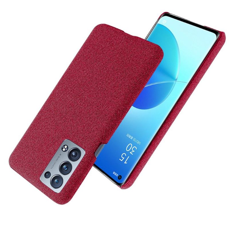 Hoesje voor Oppo Reno 6 Pro 5G Stoffen Bekleding