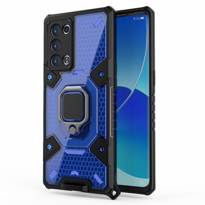 Hoesje voor Oppo Reno 6 Pro 5G Tweekleurige Ondersteuningsfunctie