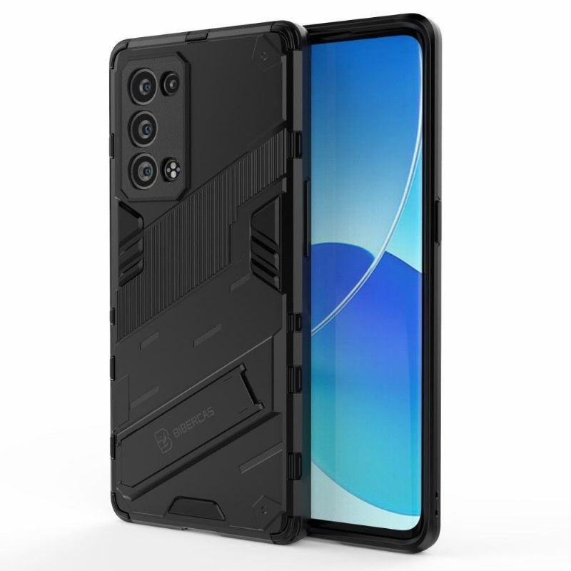 Telefoonhoesje voor Oppo Reno 6 Pro 5G Bescherming Hybride Met Standaard