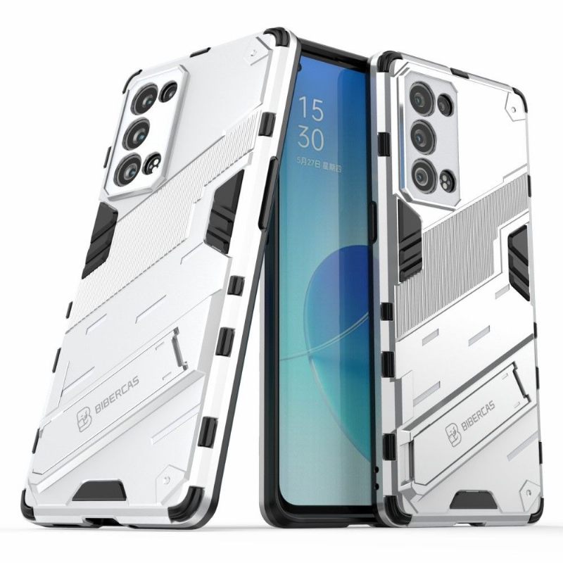 Telefoonhoesje voor Oppo Reno 6 Pro 5G Bescherming Hybride Met Standaard