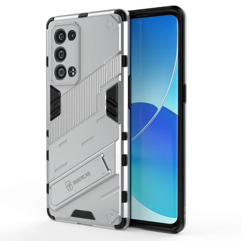 Telefoonhoesje voor Oppo Reno 6 Pro 5G Bescherming Hybride Met Standaard