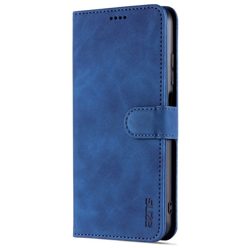 Folio-hoesje voor Xiaomi Redmi Note 10 5G Azns Ledereffect