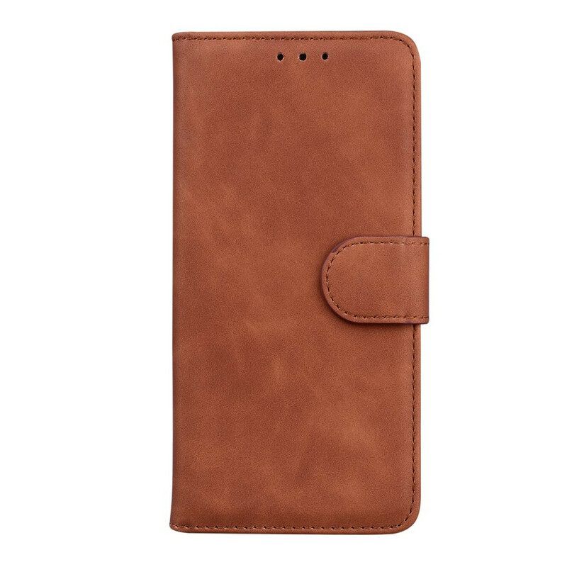 Folio-hoesje voor Xiaomi Redmi Note 10 5G Vintage Naaien