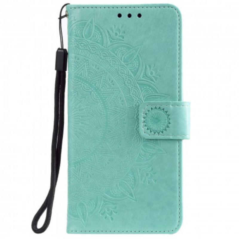 Folio-hoesje voor Xiaomi Redmi Note 10 5G Zon Mandala