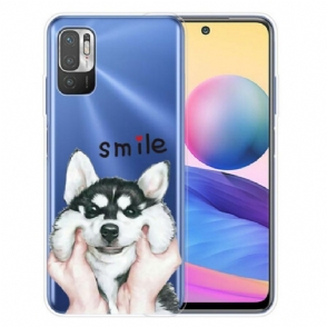 Hoesje voor Xiaomi Redmi Note 10 5G Lach Hond