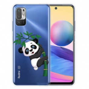 Hoesje voor Xiaomi Redmi Note 10 5G Panda Op Bamboe