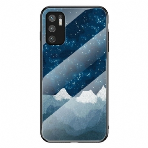 Hoesje voor Xiaomi Redmi Note 10 5G Schoonheid Gehard Glas