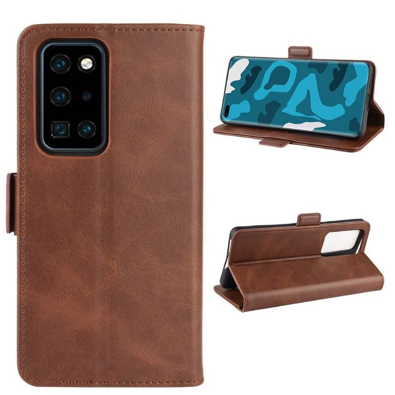 Folio-hoesje voor Huawei P40 Pro Portemonnee Leren Mat Kunstleer Cover