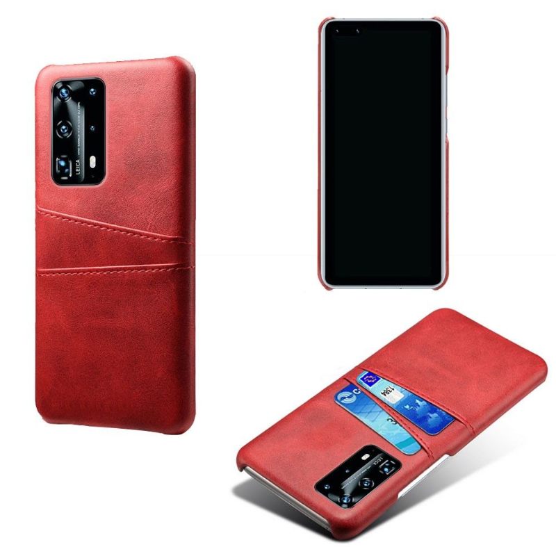 Hoesje voor Huawei P40 Pro Melody Leder Effect Kaarthouder