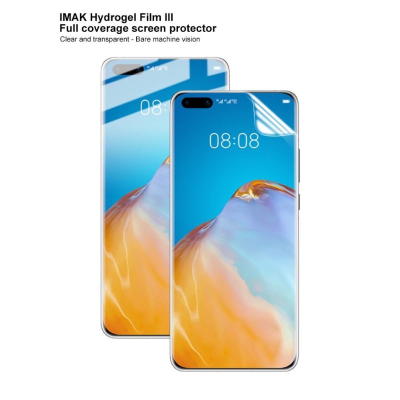 Huawei P40 Pro Hydrogel Screenprotector - Pak Van 2 Films