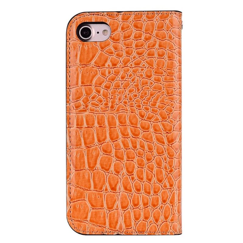 Cover voor iPhone 7 / 8 / SE (2020) Luxe Krokodileffect