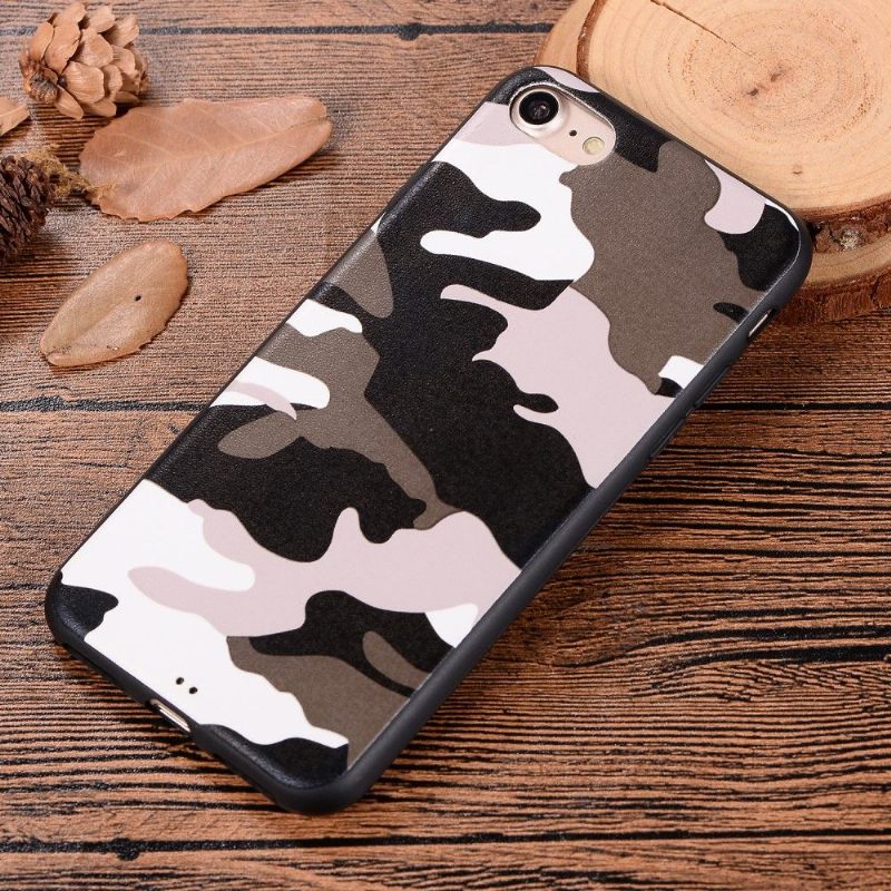 Hoesje voor iPhone 7 / 8 / SE (2020) Anti-fall Militaire Camouflage