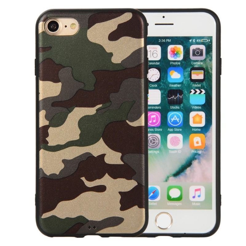 Hoesje voor iPhone 7 / 8 / SE (2020) Anti-fall Militaire Camouflage