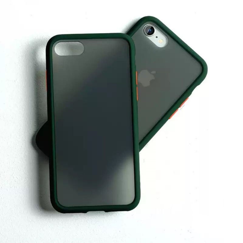 Hoesje voor iPhone 7 / 8 / SE (2020) Kleur Contour Matte Coating