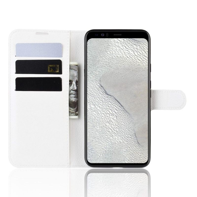 Folio-hoesje voor Google Pixel 4 Portemonnee Leren Stijl Leren Portemonnee