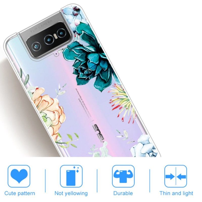 Hoesje voor Asus Zenfone 7 / Zenfone 7 Pro Anti-fall Verscheidenheid Aan Bloemen