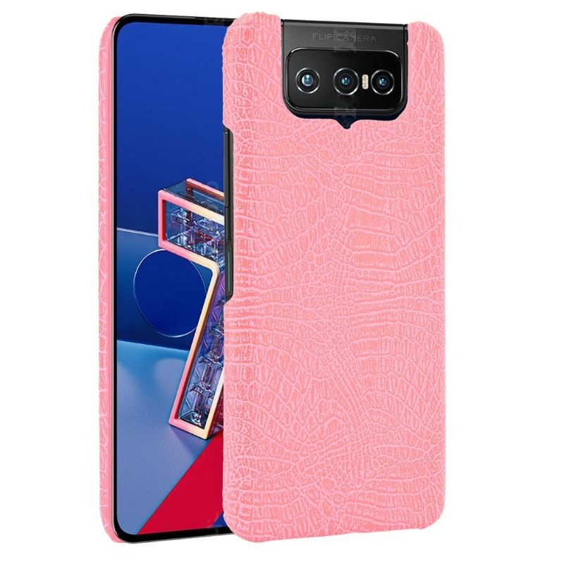 Hoesje voor Asus Zenfone 7 / Zenfone 7 Pro Krokodil-effect