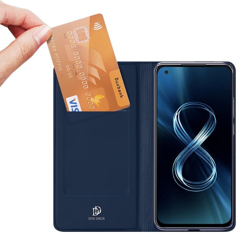 Case voor Asus Zenfone 8 Bescherming Zakelijk Satijneffect