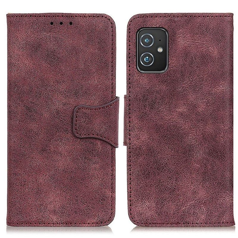 Cover voor Asus Zenfone 8 Edouard Kunstleer Vintage