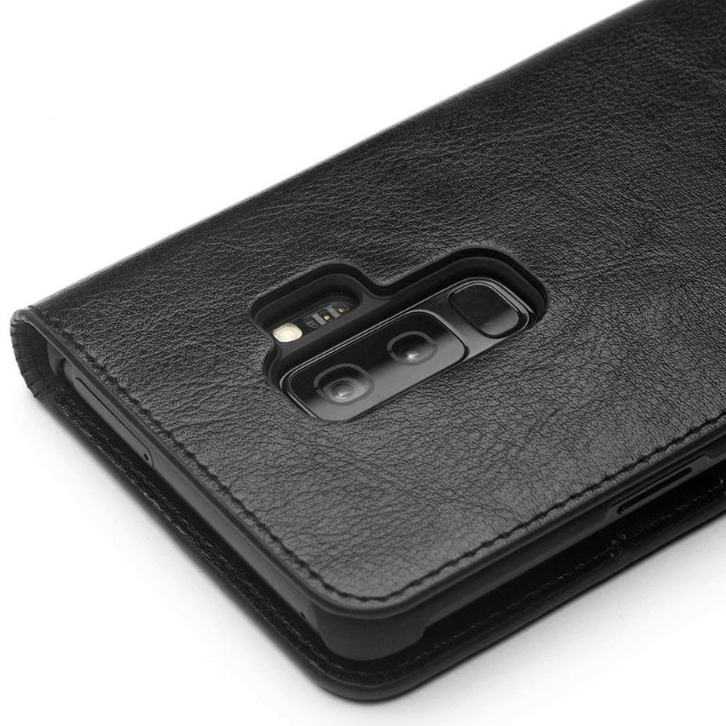 Case voor Samsung Galaxy S9 Plus Kaarthouder Van Echt Leer