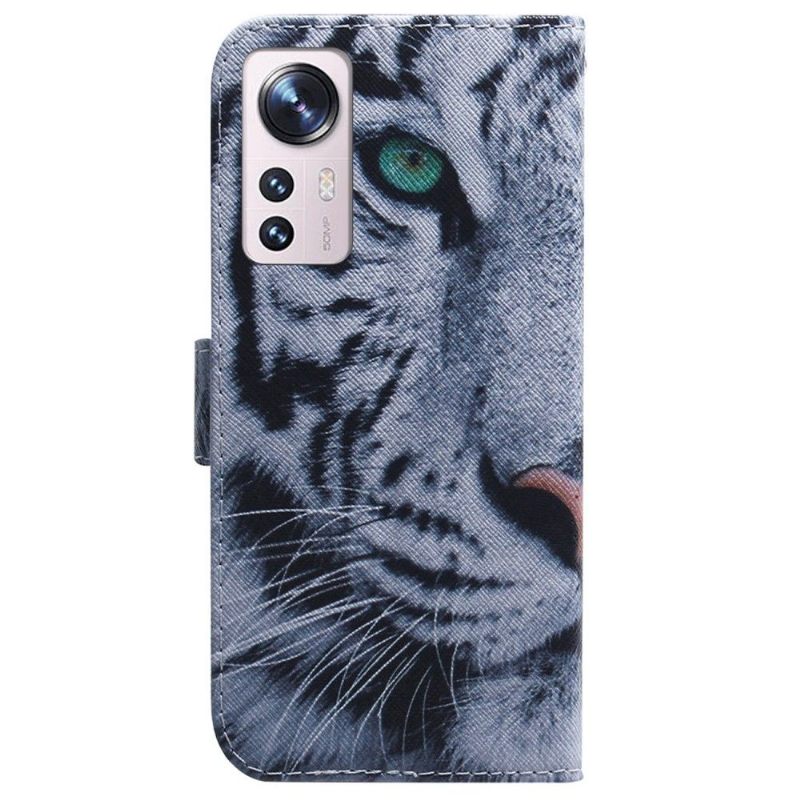 Cover voor Xiaomi 12 Witte Tijger