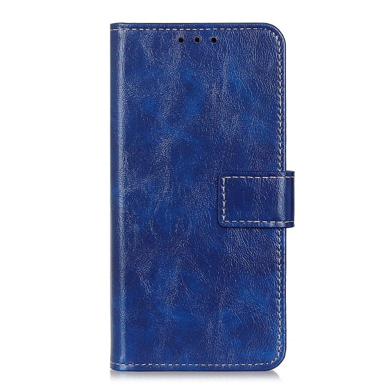 Folio-hoesje voor Xiaomi 12 Anti-fall Luxe Stiksels Met Leereffect