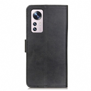 Folio-hoesje voor Xiaomi 12 Anti-fall Marius Mat Leereffect