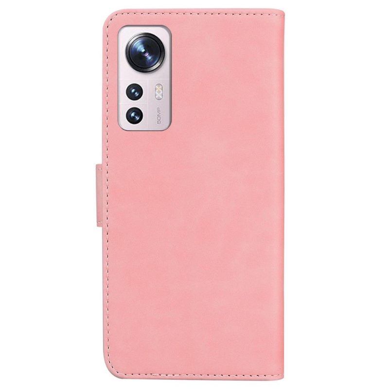 Folio-hoesje voor Xiaomi 12 Bescherming Hoesje Kleurrijke Vlinderbescherming