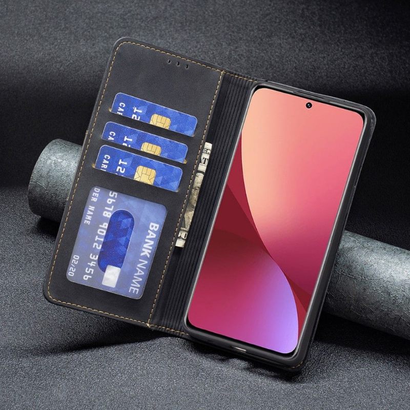 Folio-hoesje voor Xiaomi 12 Binfen Color Flip Faux Leather