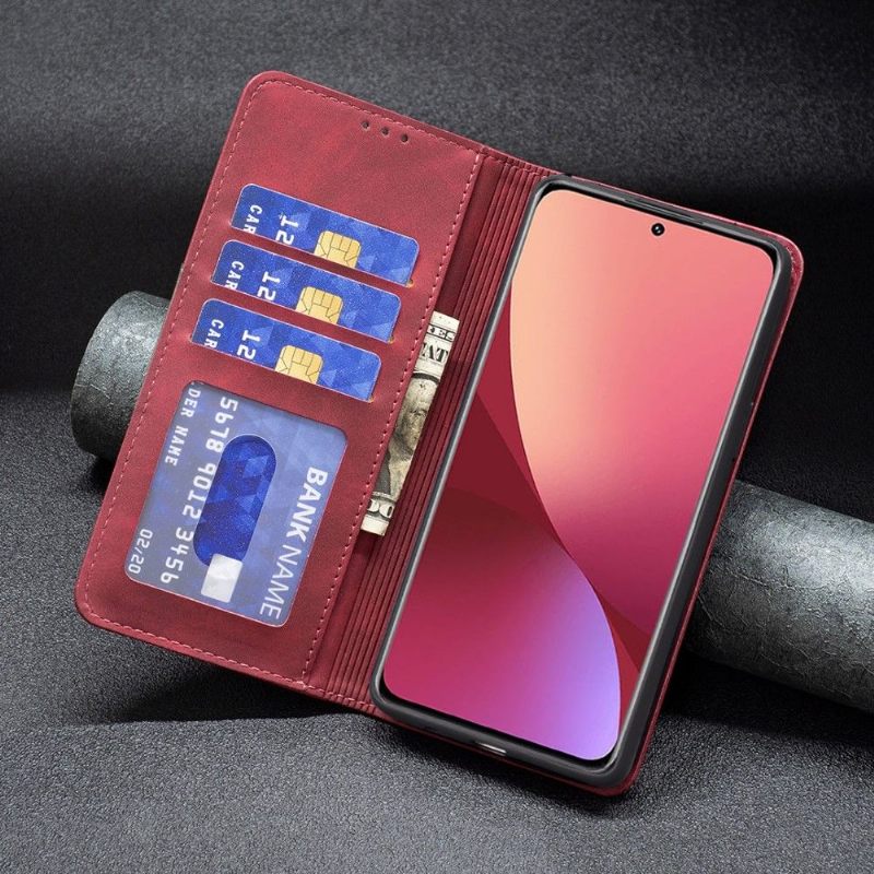 Folio-hoesje voor Xiaomi 12 Binfen Color Flip Faux Leather