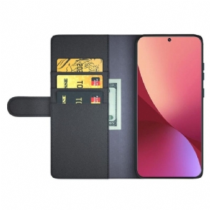 Folio-hoesje voor Xiaomi 12 Premium Leer