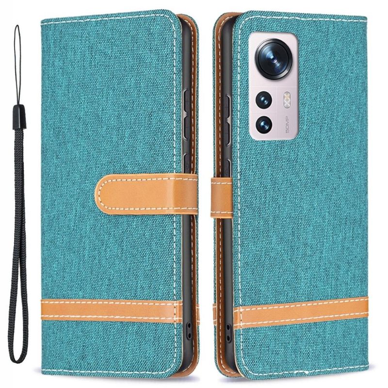 Folio-hoesje voor Xiaomi 12 Stoffen Bekleding