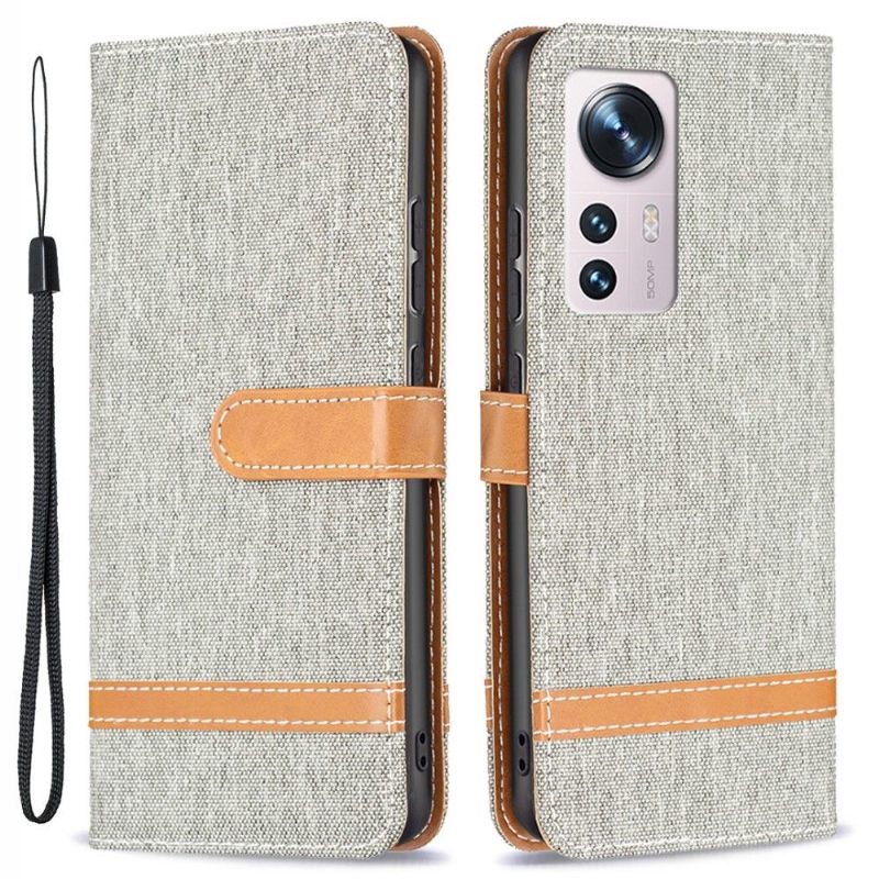 Folio-hoesje voor Xiaomi 12 Stoffen Bekleding