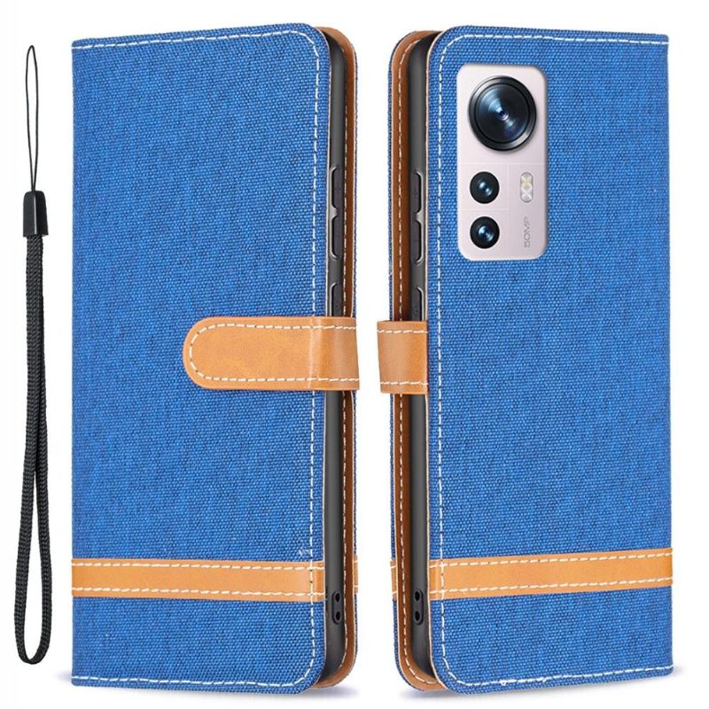 Folio-hoesje voor Xiaomi 12 Stoffen Bekleding