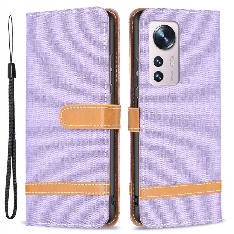 Folio-hoesje voor Xiaomi 12 Stoffen Bekleding