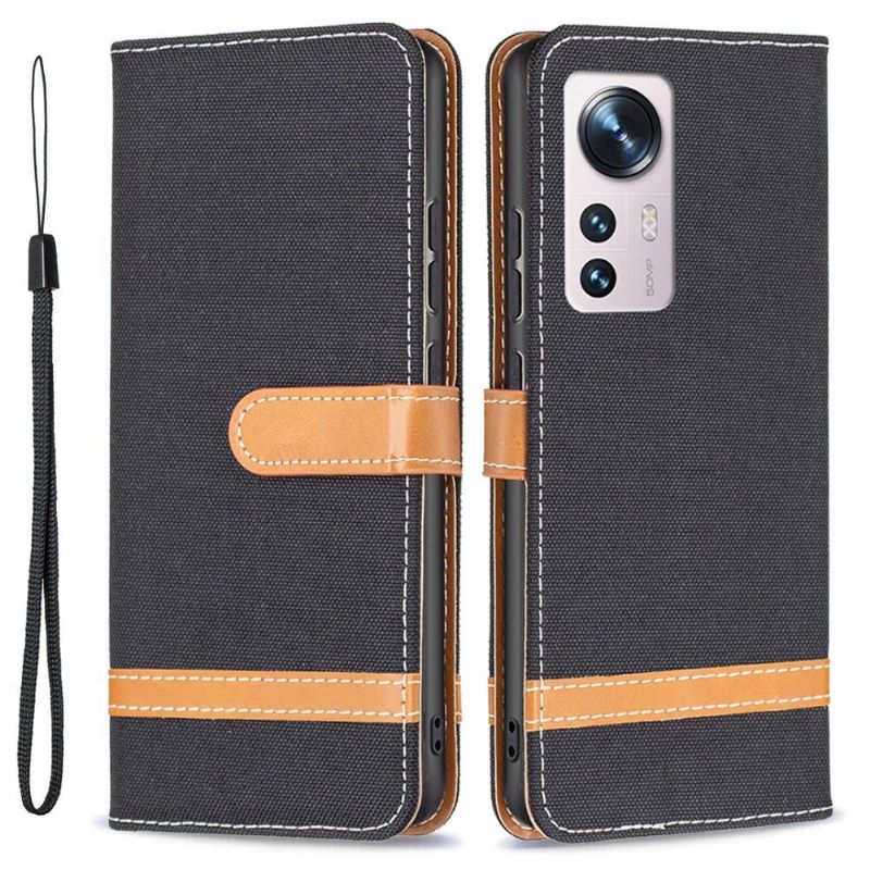 Folio-hoesje voor Xiaomi 12 Stoffen Bekleding