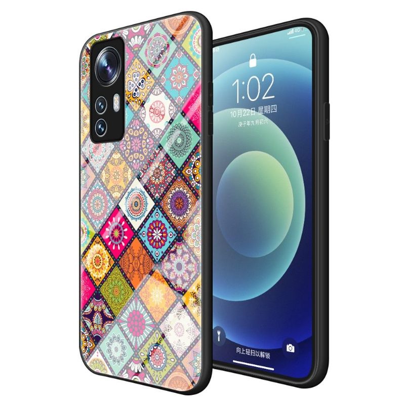 Hoesje voor Xiaomi 12 Mandala-caleidoscoop Met Standaard